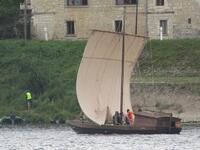 Le Bosseau, a new traditional boat known as &quot;toue sablière&quot;