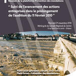 Management of flood risk: monitoring the progress of actions underway