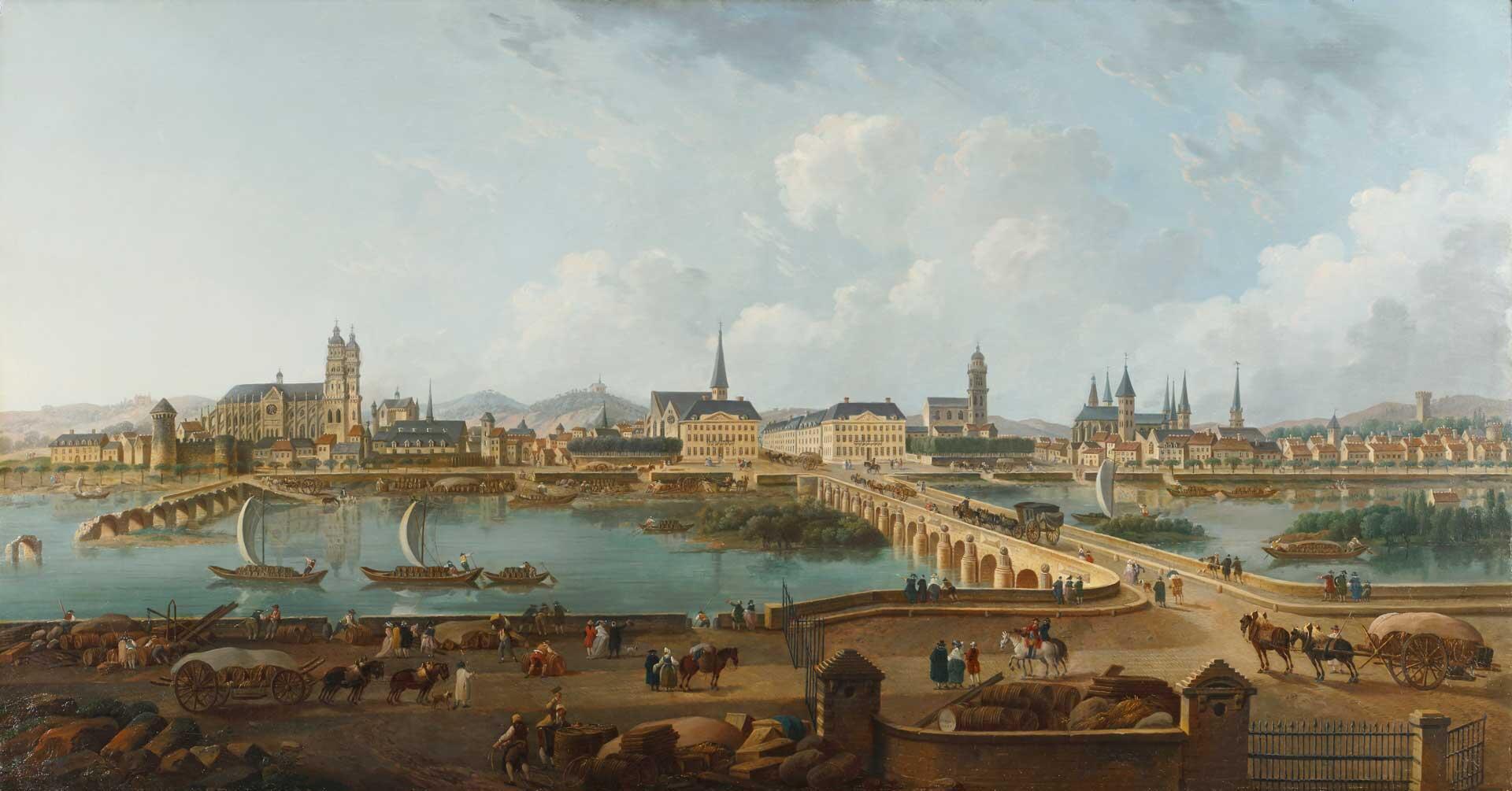 Vue panoramique de Tours, Pierre-Antoine Demachy, 1787 © Musée des Beaux-Arts de Tours, cliché Dominique Couineau