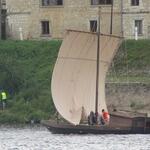 Le Bosseau, a new traditional boat known as &quot;toue sablière&quot;