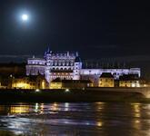 The Royal Château of Amboise lights up