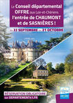 Le Département offre Chaumont et Sasnières au Loir-et-Chériens