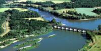The Cher-Loire confluence